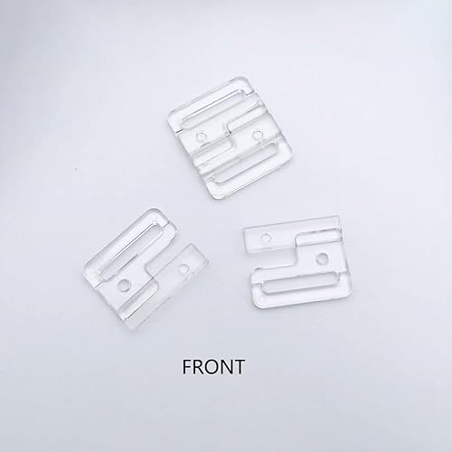 Miniatura 3 de VEVESI Hebillas transparentes de plástico Gancho de cierre frontal, sujetadores de cierre de bikini, sujetador de traje de baño, suministros de