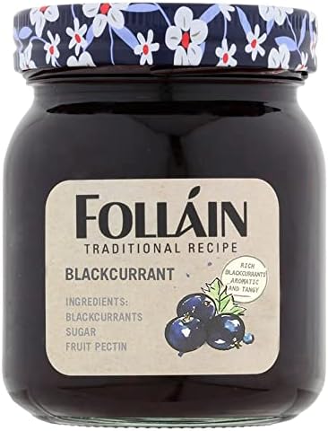 Follain Irish Black Currant Jam 370-gram jar Imported from Ireland