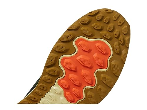 New Balance Tênis de corrida masculino Fresh Foam Garoe V1 Trail, Kombu/High Desert/Cayenne, 38