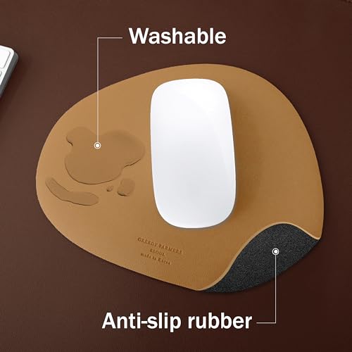 Image of GREEDY FARMERS Mouse pad, Non-Slip Washable Waterproof Computer Mouse pad (Moroco Camel)