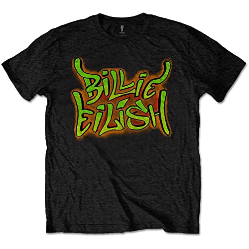 Image of Billie Eilish BILLIETS06MB05 T-Shirt, Black, XX-Large