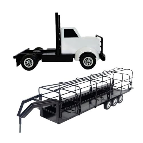 Little Buster Ranchers Trucking Set - Metal Semi Truck & Gooseneck Trailer
