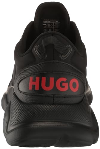 Image of Hugo Men's Running Style Sneakers with Thick Rubber Sole