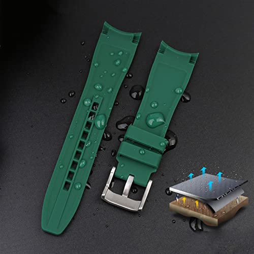 Bracelet montre silicone à interface incurvée pour un style actif au quotidien - 7