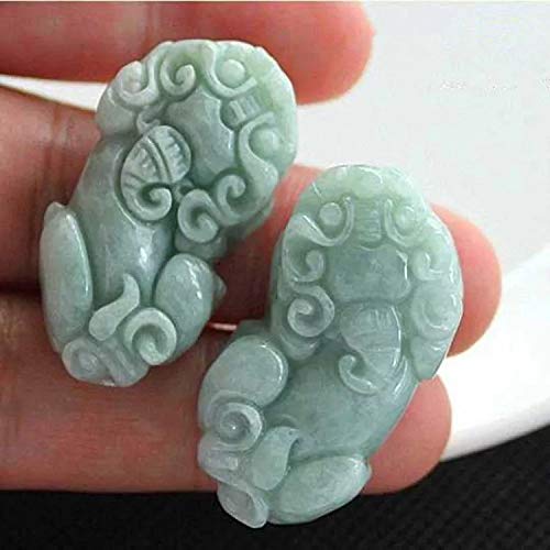 Collier pouple en jade naturel véritable : un pendentif artisanal d'exception