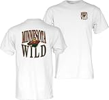 Blue 84 Minnesota Wild NHL Officially Licensed T-Shirt Front/Back White, XX-Large