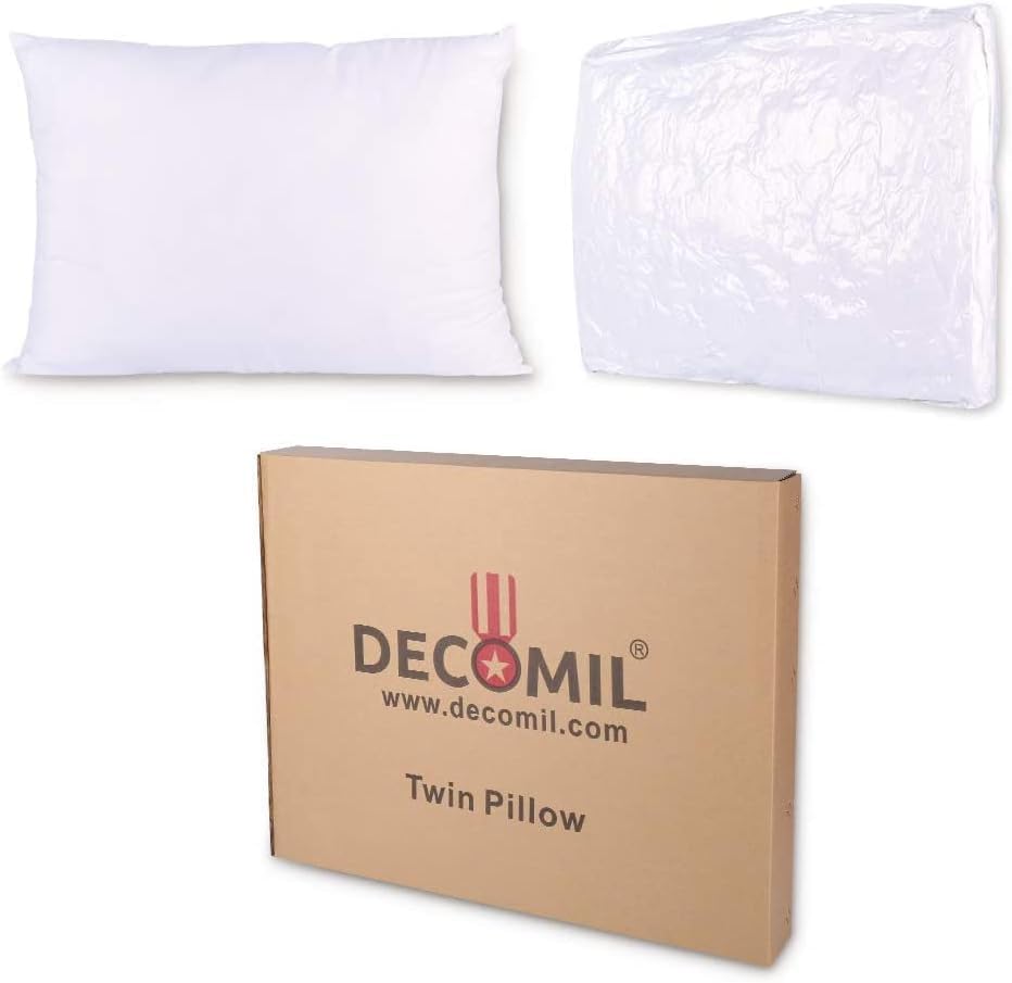 Set 2 Almohadas de Microfibra Tamaño Twin Algodón miniatura 4