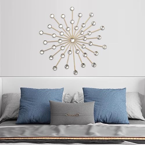 Décoration Murale Strass 3D Or Blanc : Élégance et Prestige - 4