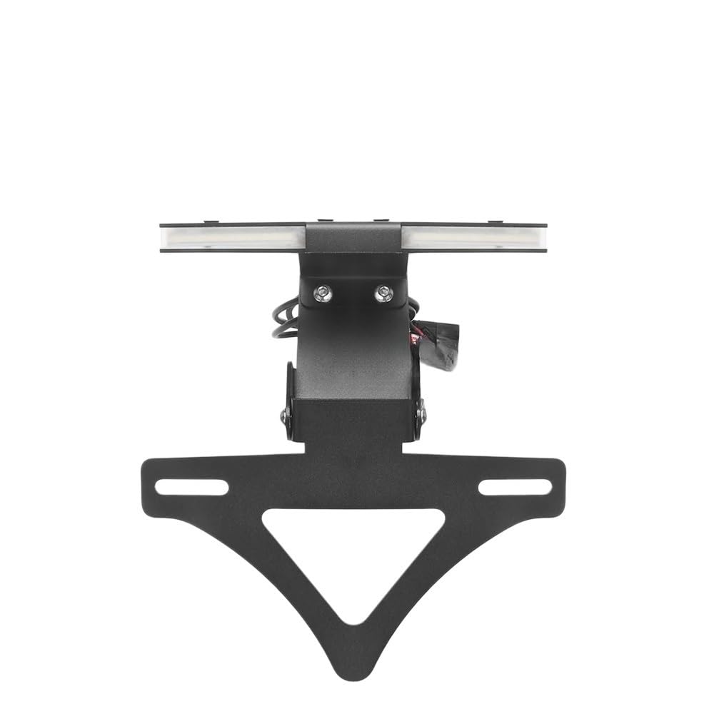 Support de plaque d'immatriculation clignotant intégré et kit de modification queue courte moto - 8