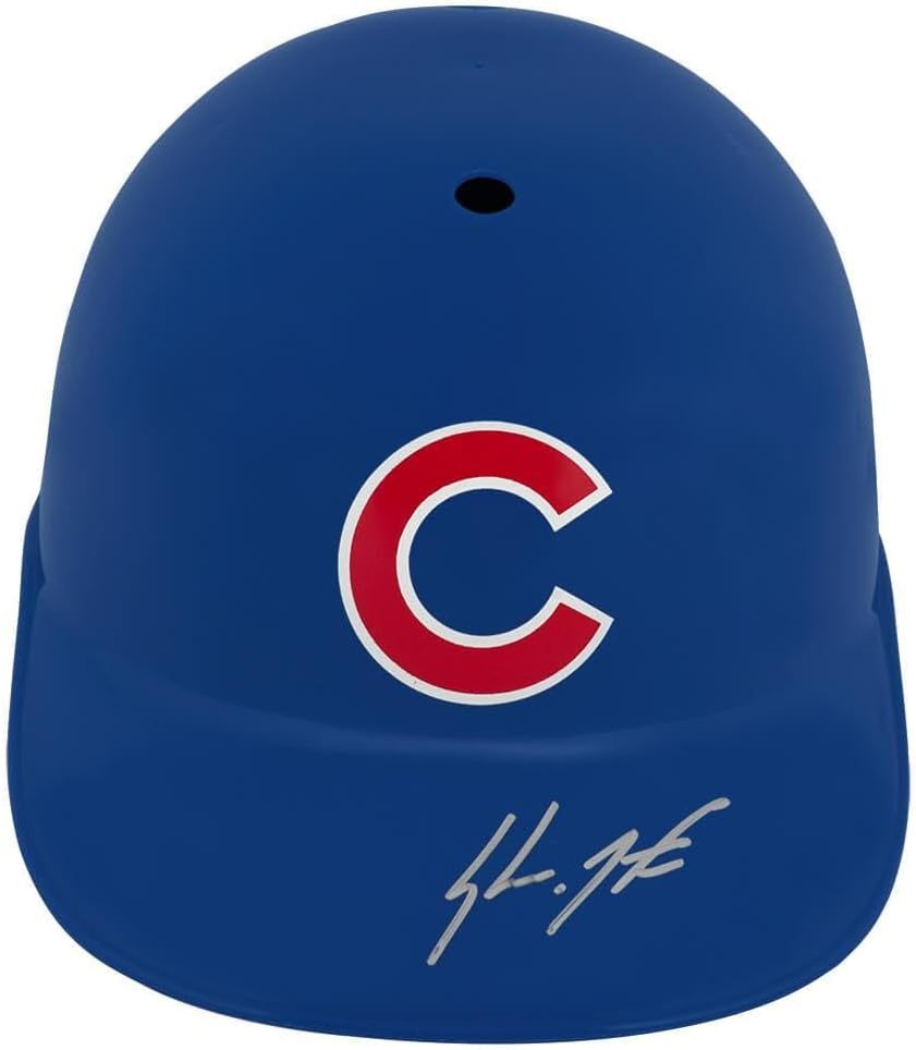 Shawon Dunston Signed Chicago Cubs Souvenir Replica Batting Helmet - Autographed MLB Helmets