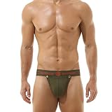 BANGWEAR Weekly Thong Underwear Men Bikini Brief Khaki