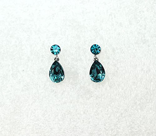 Image of Faship Gorgeous Rhinestone Crystal Floral Necklace Earrings Set