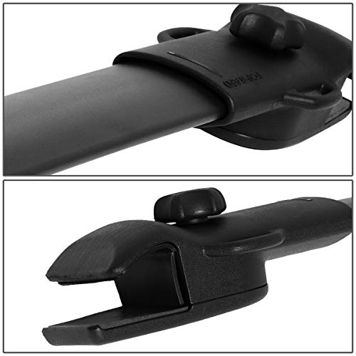 Dna Motoring Pt-Ztl-8071 Pair Oe Style Aluminum Car Roof Rail Cross Bars Cargo Carrier, Black #TOP3