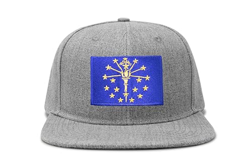 Image of International Tie State Hat for Men and Women, Adjustable Snapback Trucker Baseball Cap with Embroidered Patch