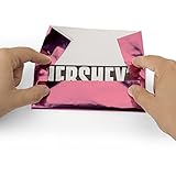 Foil Wrapper - Pack of 100 Candy Bar Wrappers with Thick Paper Backing - Folds and Wraps Well - Best...