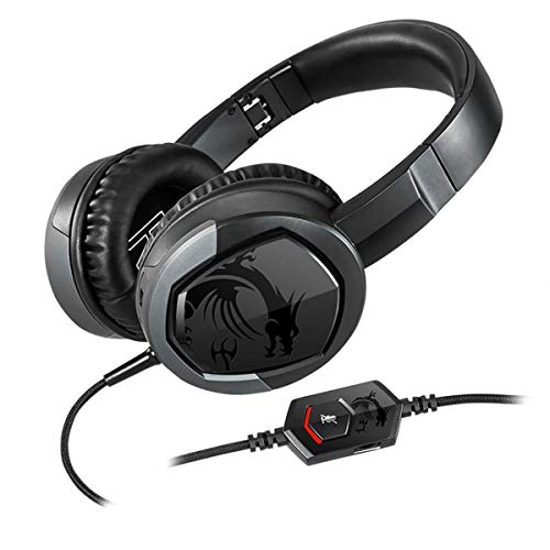 Image of msi Gaming Detachable Microphone Lightweight and Foldable Headband Design Gaming Headphone (Immerse GH30 V2)