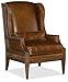 Hooker Furniture Laurel Leather Club Chair in Buckaroo Colt