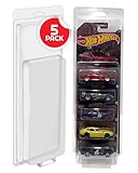 Diecast Blisters 5 Cars Compatible for Mainline or Regular Matchbox Hot Wheels Protector case Car - 0.60mm - Pack of 5 - hot Wheels Protector Packs