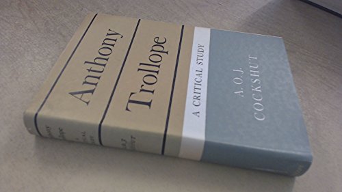 Anthony Trollope - A Critical Study B0012TI49W Book Cover