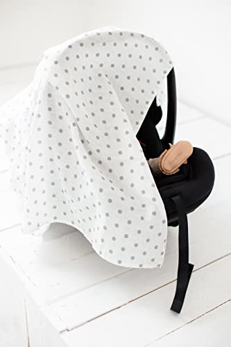 Cuddlebug - Coperta in mussola, 4 pezzi, 120 x 120...