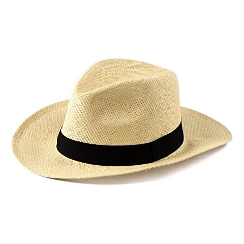 Miuno® Sombrero de Panamá unisex ajustable Cover