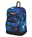 JanSport Cross Town Plus Backpack - Large Main Compartment, Side Water Bottle Pocket, 15-Inch Padded Laptop Sleeve - Cyberspace Galaxy