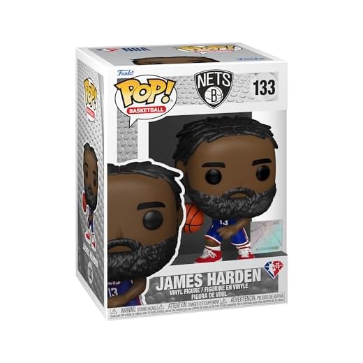 Funko Pop! NBA: Nets-James Harden - Figura in Vinile da Collezione - Idea Regalo - Merchandising Ufficiale - Giocattoli per Bambini e Adulti - Sports Fans - Figura da Collezione e da Esposizione