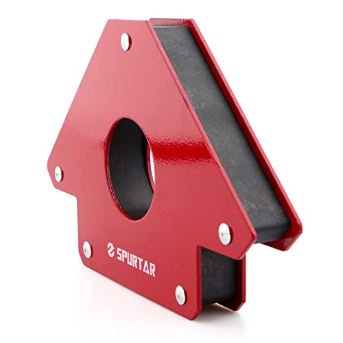 6Pcs 5" 75Lb Welding Magnet, Heavy Duty Welding Magnets And Clamps, Strong Welding Magnets Magnetic Welding Clamp Holder, Welding Accessories Angle Magnets 45,90,135,180 Degree #TOP6