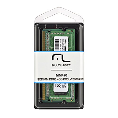 Memória Notebook DDR3 - 4GB / 1.600MHz - Multilaser - MM420