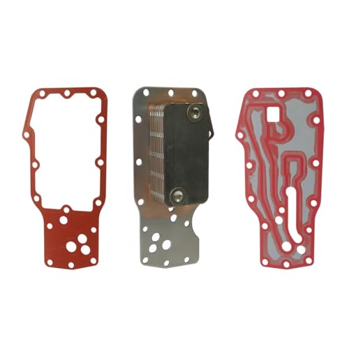 Engine Oil Cooler Core with Gaskets Set Compatible with for 2007.5-2024 Cummins 6.7L Dodge Ram 2500 3500 4500 5500 Diesel trucks Replaces 3975818
