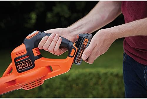 Black + Decker Powercommand dmuchawa do liści 18 V, pomarańczowa, GWC1820PC-QW, 18 V