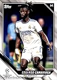 2021-22 Topps UEFA Champions League #141 Eduardo Camavinga Real Madrid C.F. Soccer Futbol Base Trading Card