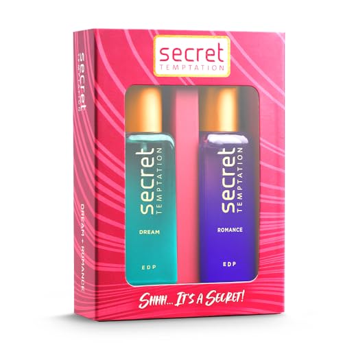 Secret Temptation Perfume Gift Set for Women - 20ml Each l Luxury EAU DE PARFUM Gift Hamper l Long Lasting Fragrance Gift for Her