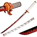 Produktbild Sword Warrior, Schwert, Demon Slayer, 104 cm, Holzschwert-Rengoku Kyoujurou, Katana, Japanisches Anime, Cosplay.