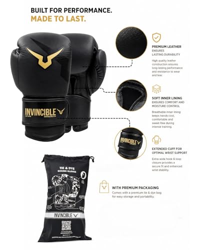 Image of Invincible Limited Edition Sparring Boxing Gloves | Professional Training & Sparring Gloves with Moulded Foam Padding | Protective Boxing Gear for Gym & Ring Use