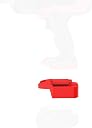 1x Adapter Fits Bauer 20v MAX Cordless Tools - Compatible with Milwaukee M18 (Not Old V18) Red Lithium Batteries- Adapter Only