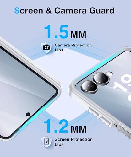 Image of NO.1 Magnetic for Samsung Galaxy Z Flip 7 Case Compatible with MagSafe [Military Grade Drop Tested][Translucent Matte][Anti-Fingerprint] Soft Silicone Bumper for Samsung Flip 7 Case Slim,White