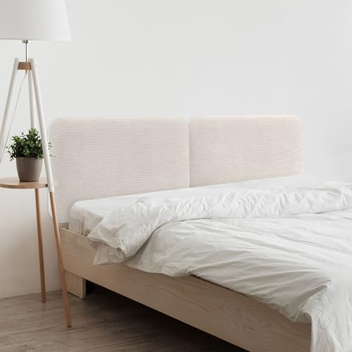 DHOME Cabecero Tapizado Liso Redondeado