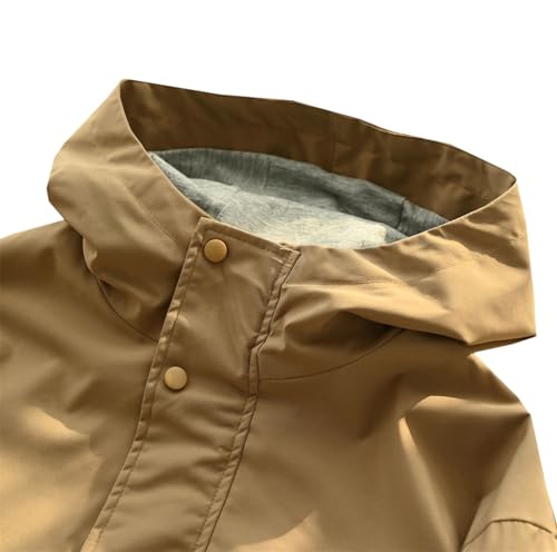 Cromoncent Kids Boys Hooded Cotton Lined Outdoor Jacket Windbreaker2