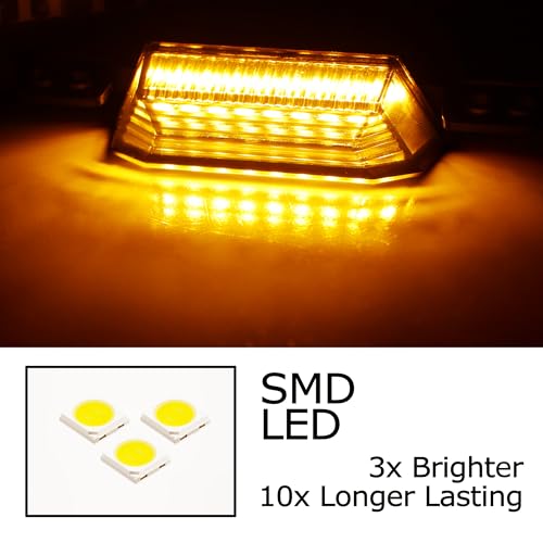 Kit 3 luces LED ámbar ahumado para Toyota Tundra y Sequoia miniatura 2