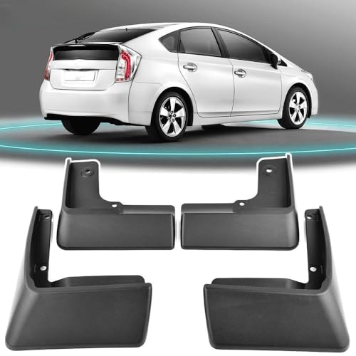 Guardabarros para coche Prius 3 XW30 2010-2015: kit de protectores traseros contra salpicaduras 2