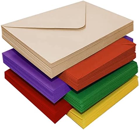 100Pcs Small Brown Envelopes, Self-Adhesive Seed Envelopes Seed Packets Kraft Paper Coin Envelopes Money Envelopes for Wages, Seeds, Coins, Beads or Stamps(10x6cm/3.9x2.4inch)
