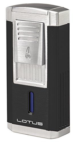 Encendedor Lotus Duke con llama triple resistente al viento miniatura 1