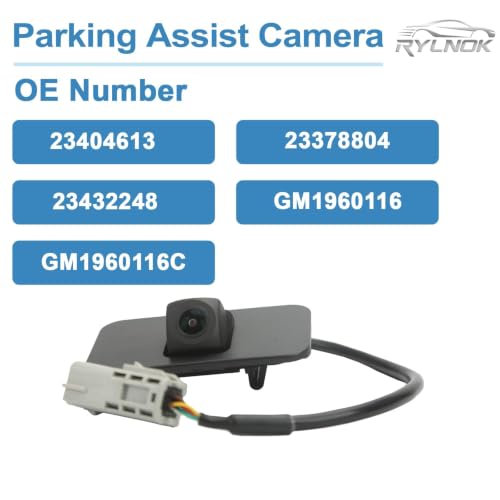 Image of Rear View Backup Camera Parking Assist Camera Compatible with GMC Yukon Denali Tahoe Suburban Escalade Replace OE Number 23404613 23378804