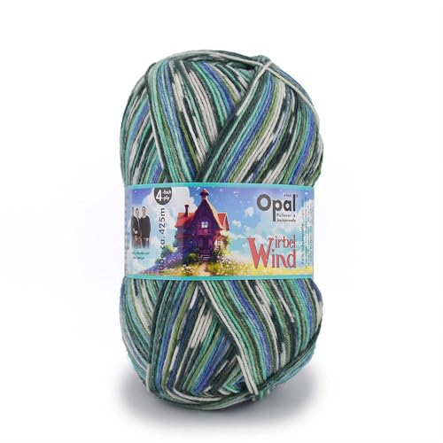 Lana para calcetines resistente al desgaste Opal de 4 capas y 100g 2