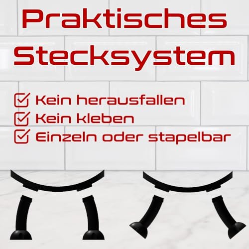Rolli das Toilettenschaf - Toilettenpapierhalter für 38 und 42mm Rollen - Schaf - Toilettenrollenhalter (3er-Set)