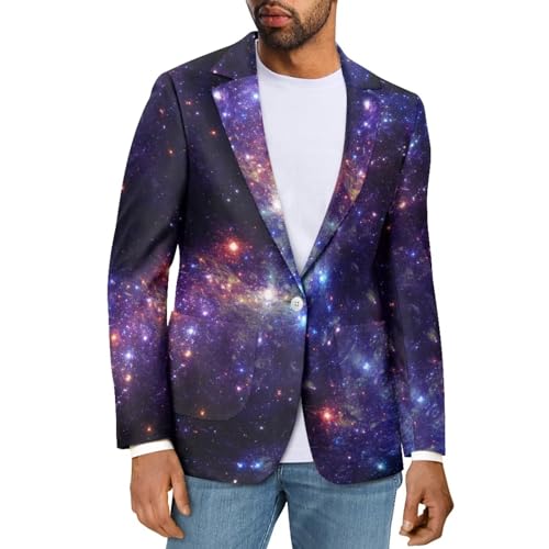 Men's Casual Blazer Long Sleeve Suit Jackets Sports Coats One Button Business Jacket with Pocket S-5XL3