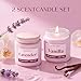 Waxcanpy Scented Candles for Women, Soy Candles for Home Scented, Candle Gift Set with Lavender & Vanilla Scents, 2 Pack Aromatherapy Candle for Relaxing, Stress Relief & Home Decor