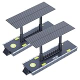 Gare ferroviaire - votre enfant peut créer son propre modèle de ferrée en utilisant ce modèle de quai ferroviaire pour bricoler, accessoires de modèle ferroviaire