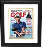 Athlon CTBL-BWGLF13 Brandt Snedeker Unsigned 2013 Sports PGA Golf Preview Cover Custom Framed